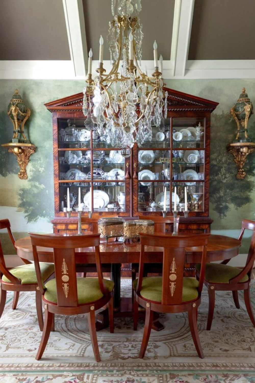 Beautiful Dining Room Inspiration - Whimsical Mural Wallpapers