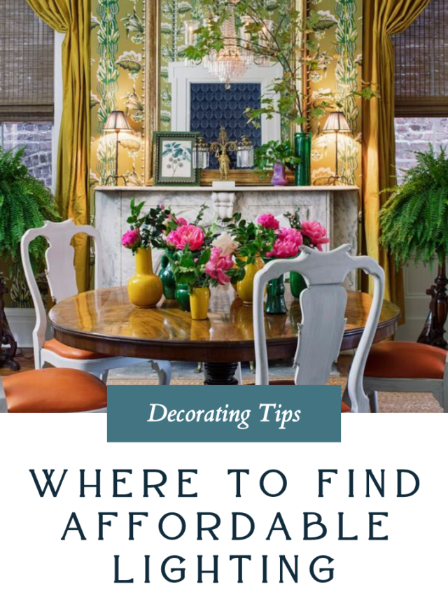 The Best Places To Find Affordable Lighting - Newbury Home