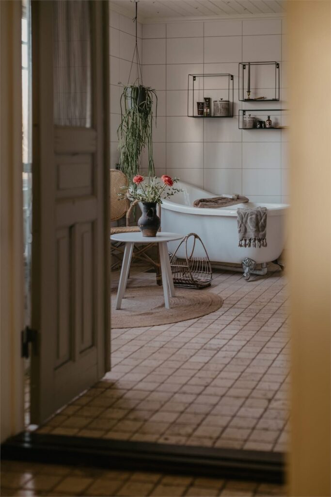 Image showcasing 9 Cozy Scandinavian Bathroom Ideas + How to Get the Look - Newbury Home