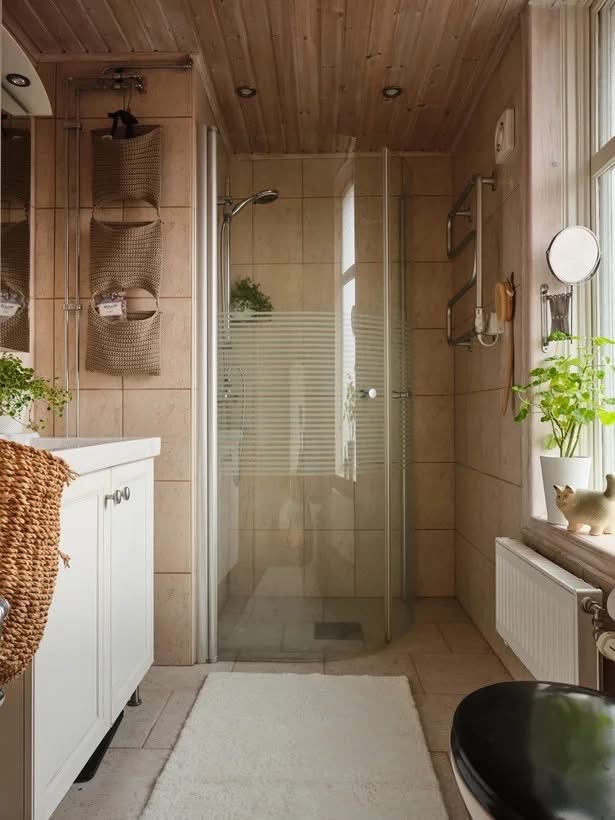 Image showcasing 9 Cozy Scandinavian Bathroom Ideas + How to Get the Look - Newbury Home