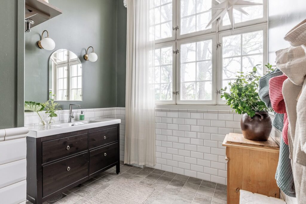 9 Cozy Scandinavian Bathroom Ideas + How to Get the Look - Newbury Home - Scandinavian Cozy Bathroom Interior Decorating Inspiration